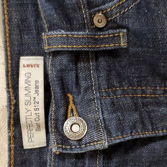 SZ. 8M WOMEN'S LEVI'S PERFERCTLY SLIMMING BOOT CUT 512 JEANS - Picture 2 of 9